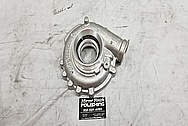 Borg Warner Aluminum Turbo Housing BEFORE Chrome-Like Metal Polishing and Buffing Services - Aluminum Polishing