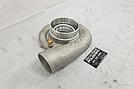 Precision Turbo Aluminum Turbocharger Compressor Housing BEFORE Chrome-Like Metal Polishing and Buffing Services - Aluminum Polishing