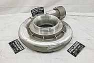 Aluminum Cast Turbo Housing BEFORE Chrome-Like Metal Polishing and Buffing Services - Aluminum Polishing 