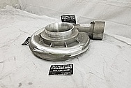 Aluminum Cast Turbo Housing BEFORE Chrome-Like Metal Polishing and Buffing Services - Aluminum Polishing 