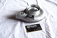 Aluminum Turbo Housing BEFORE Chrome-Like Metal Polishing and Buffing Services