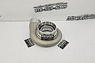 VS Racing Aluminum Turbo Compressor Housing BEFORE Chrome-Like Metal Polishing and Buffing Services - Aluminum Polishing