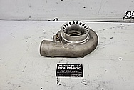 Precision Turbo Aluminum Turbo Housing BEFORE Chrome-Like Metal Polishing and Buffing Services / Restoration Services - Aluminum Polishing
