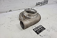 Precision Turbo Aluminum Turbo Housing BEFORE Chrome-Like Metal Polishing and Buffing Services / Restoration Services - Aluminum Polishing