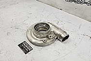 Borg Warner Aluminum Turbo Compressor Housing BEFORE Chrome-Like Metal Polishing and Buffing Services / Restoration Services - Aluminum Polishing - Turbo Polishing - Custom Paint 