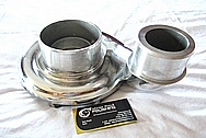 Aluminum Turbo Housing BEFORE Chrome-Like Metal Polishing and Buffing Services