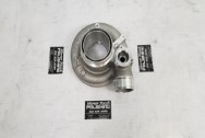 Borg Warner Aluminum Turbo Housing BEFORE Chrome-Like Metal Polishing and Buffing Services / Restoration Services - Turbo Polishing - Aluminum Polishing