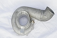 Aluminum Turbo Housing BEFORE Chrome-Like Metal Polishing and Buffing Services