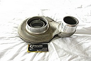 Aluminum Turbo Housing BEFORE Chrome-Like Metal Polishing and Buffing Services