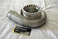 Aluminum Precision Turbo Housing BEFORE Chrome-Like Metal Polishing and Buffing Services