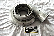 Aluminum Turbo Housing BEFORE Chrome-Like Metal Polishing and Buffing Services