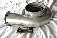 Aluminum Turbo Housing BEFORE Chrome-Like Metal Polishing and Buffing Services