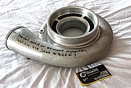 Aluminum Turbo Housing BEFORE Chrome-Like Metal Polishing and Buffing Services