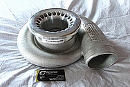 Precision Turbo Aluminum Turbo Housing BEFORE Chrome-Like Metal Polishing and Buffing Services