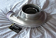 Aluminum Turbo Housing BEFORE Chrome-Like Metal Polishing and Buffing Services