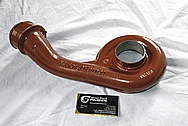 Aluminum Turbo Housing BEFORE Chrome-Like Metal Polishing and Buffing Services / Restoration Services 