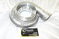 Nissan 350Z Aluminum Turbo Housing BEFORE Chrome-Like Metal Polishing and Buffing Services / Restoration Services 