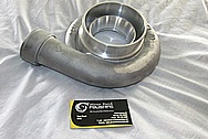 Nissan 350Z Aluminum Turbo Housing BEFORE Chrome-Like Metal Polishing and Buffing Services / Restoration Services 