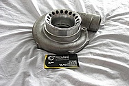 Precision Turbo Aluminum Turbocharger BEFORE Chrome-Like Metal Polishing and Buffing Services / Restoration Services