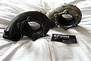 Cast Iron Turbo Turbine Housing BEFORE Chrome-Like Metal Polishing and Buffing Services / Restoration Services