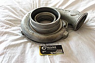 Garrett M24 Aluminum Turbocharger Compressor Housing BEFORE Chrome-Like Metal Polishing and Buffing Services / Restoration Services