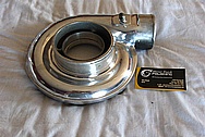 Toyota Supra 2JZ-GTE Aluminum Turbo Housing BEFORE Chrome-Like Metal Polishing and Buffing Services