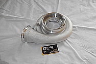 Precision Turbo Aluminum Turbo Housing BEFORE Chrome-Like Metal Polishing and Buffing Services / Restoration Services 