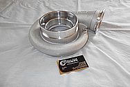 Precision Turbo Aluminum Turbo Housing BEFORE Chrome-Like Metal Polishing and Buffing Services / Restoration Services 