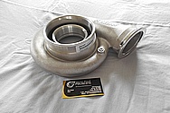 Precision Turbo Aluminum Turbo Housing BEFORE Chrome-Like Metal Polishing and Buffing Services / Restoration Services 