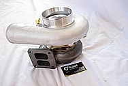 Aluminum Precision Turbo Housing BEFORE Chrome-Like Metal Polishing and Buffing Services