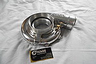 Precision Turbo Aluminum Turbo Housing BEFORE Chrome-Like Metal Polishing and Buffing Services