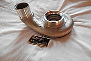 Aluminum Turbo Housing BEFORE Chrome-Like Metal Polishing and Buffing Services