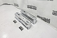 Tuned Port Aluminum Valve Covers AFTER Chrome-Like Metal Polishing - Aluminum Polishing - Valve Cover Polishing Services