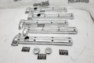 Jaguar Aluminum Valve Covers AFTER Chrome-Like Metal Polishing - Aluminum Polishing - Valve Cover Polishing Services