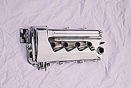 4 Cylinder Aluminum Valve Cover AFTER Chrome-Like Metal Polishing and Buffing Services