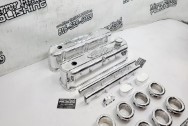 427 Chevy Aluminum Valve Cover Project AFTER Chrome-Like Metal Polishing - Aluminum Polishing - Valve Cover Polishing Services