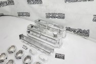 427 Chevy Aluminum Valve Cover Project AFTER Chrome-Like Metal Polishing - Aluminum Polishing - Valve Cover Polishing Services
