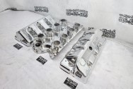 Boss 429 Aluminum Valve Covers AFTER Chrome-Like Metal Polishing and Buffing Services / Restoration Services - Aluminum Polishing - Valve Cover Polishing Plus Custom Painting Services 