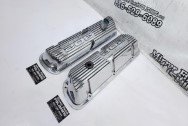 Aluminum Valve Covers AFTER Chrome-Like Metal Polishing and Buffing Services / Restoration Services - Aluminum Polishing - Valve Cover Polishing 