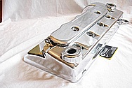 Ford Mustang Cobra DOHC V8 Aluminum Valve Covers AFTER Chrome-Like Metal Polishing and Buffing Services