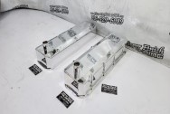 Shafiroff Racing Aluminum Valve Covers AFTER Chrome-Like Metal Polishing and Buffing Services / Restoration Services - Aluminum Polishing - Valve Cover Polishing