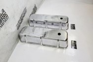 Aluminum Valve Covers AFTER Chrome-Like Metal Polishing and Buffing Services / Restoration Services - Aluminum Polishing - Valve Cover Polishing