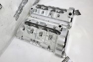 Ford Mustang Cobra Aluminum Valve Covers AFTER Chrome-Like Metal Polishing - Aluminum Polishing - Valve Cover Polishing Service