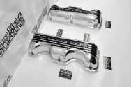 Chevrolet Corvette Aluminum Valve Covers AFTER Chrome-Like Metal Polishing - Aluminum Polishing - Valve Cover Polishing Service