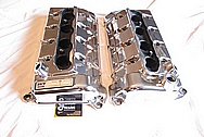 Ford Mustang Shelby GT500 Aluminum Valve Covers AFTER Chrome-Like Metal Polishing and Buffing Services