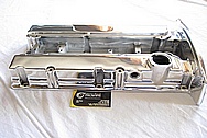 2006 Mitsubishi EVO 9 Turbo Aluminum Valve Cover AFTER Chrome-Like Metal Polishing and Buffing Services