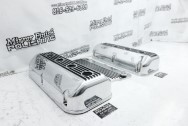 Aluminum Valve Cover Project AFTER Chrome-Like Metal Polishing and Buffing Services | Restoration Services - Custom Painting Services | Valve Cover Polishing