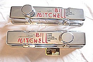 Bill Mitchell 427 Cubic Inch 525HP Engine Aluminum Valve Covers AFTER Chrome-Like Metal Polishing and Buffing Services Plus Clearcoating and Custom Painting Services