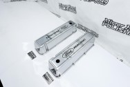 Ford Racing Aluminum Valve Covers AFTER Chrome-Like Metal Polishing and Buffing Services | Restoration Services | Valve Cover Polishing