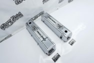 Ford Racing Aluminum Valve Covers AFTER Chrome-Like Metal Polishing and Buffing Services | Restoration Services | Valve Cover Polishing